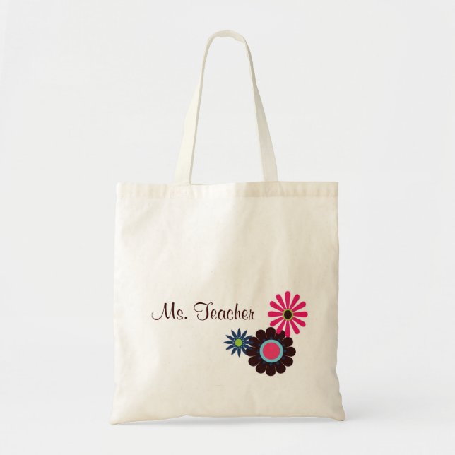 Hip Teacher Tote Bag (Front)