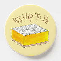 Hip To Be (Lemon) Square Bar Foodie Dessert Yellow