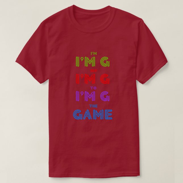 Hip To The GAME T-Shirt (Design Front)
