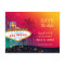 Hip Twilight Las Vegas Wedding Save the Date