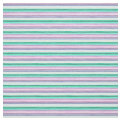 Hip Violet Purple Pink Mint Green Stripes Pattern Fabric