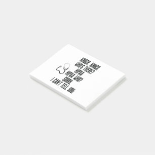 HIPAA Humor Post-it Notes