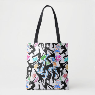 HipHop 50. Dance Pattern Tote Bag