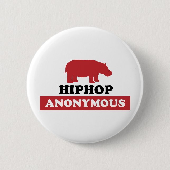 HipHop Anonymous Pinback Button (Front)