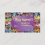 Hiphop Dancer Or Graffiti Drawer Text Modern Business Card at Zazzle