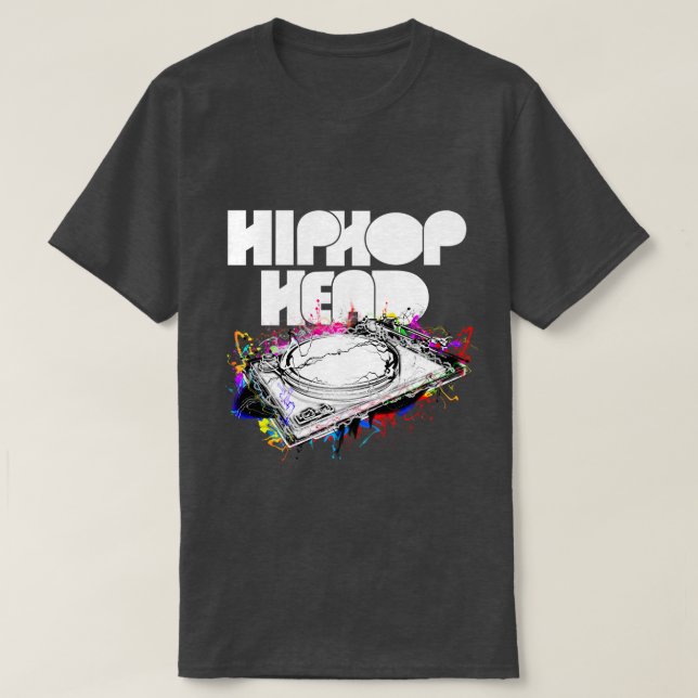 HipHop  Head Fiend Blast T-Shirt (Design Front)