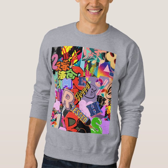 Hiphop life sweatshirt (Front)