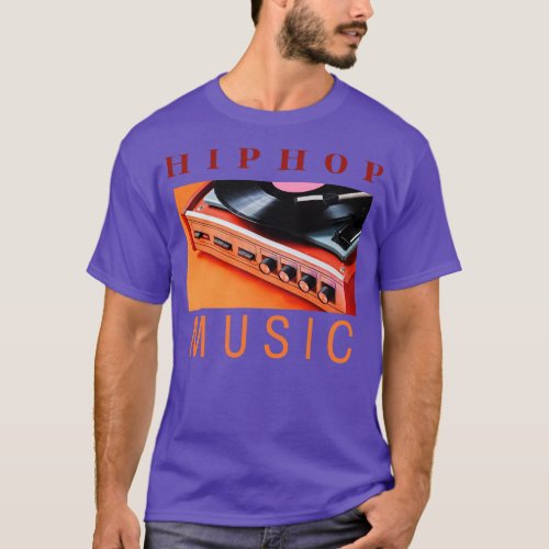 Hiphop Music design T_Shirt