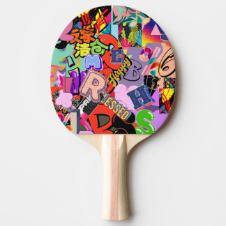 Hiphop ping bong  pong paddle