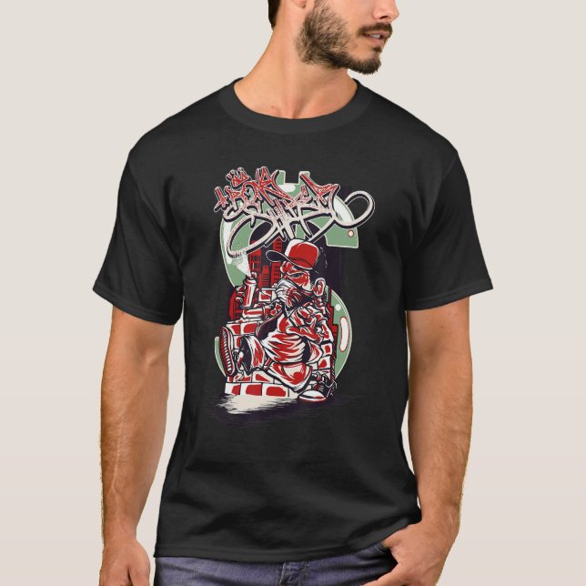 HipHop streetwear I Graffiti spray I hipphop T-Shirt (Front)
