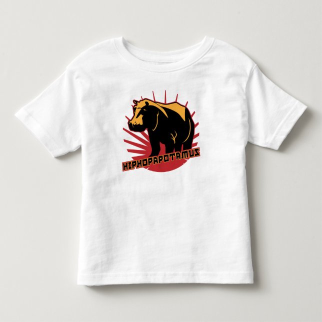 hiphopapotamus rhymenocerous toddler t-shirt (Front)