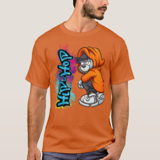 HiphopHiphop music lovers illustrationrapper retro T-Shirt