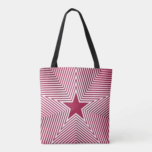 hipnotic magnetic one star for relaxing your minds tote bag (Back)