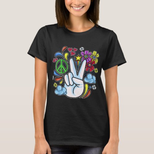 Hippie 2Acidhead Peace Hippi Hippy 22 T_Shirt
