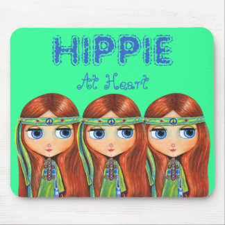 Hippie at Heart Mousepad