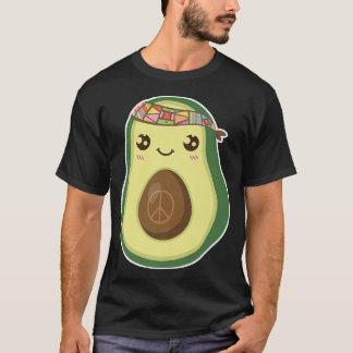 Hippie Avocado Funny Vintage T-Shirt
