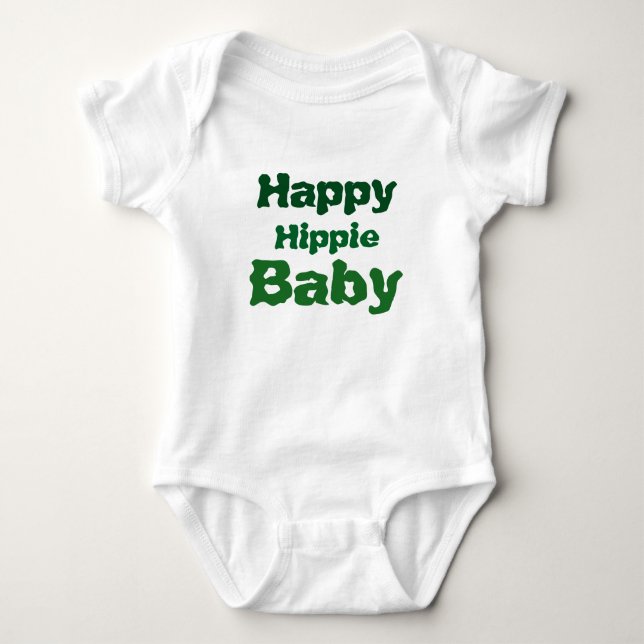 Hippie Baby Bodysuit (Front)