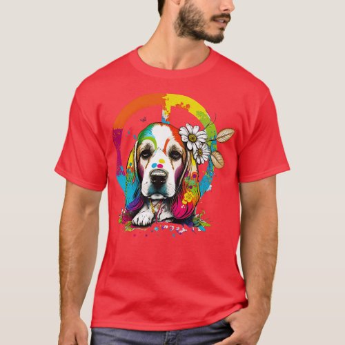 Hippie Beagle 3 T_Shirt