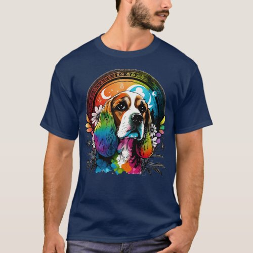 Hippie Beagle 5 T_Shirt