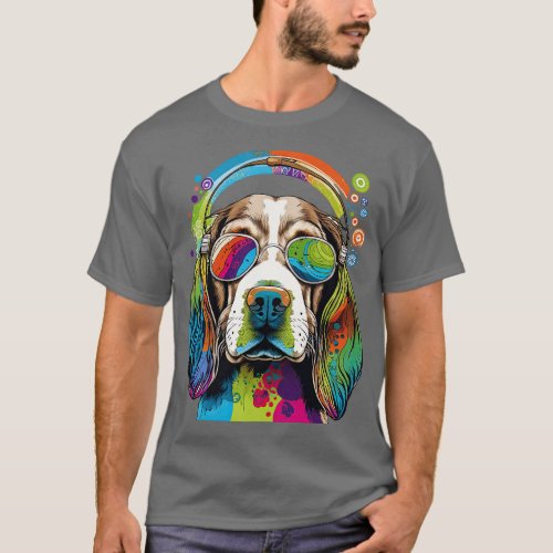 Hippie Beagle T_Shirt