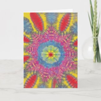 Hippie Birthday Card