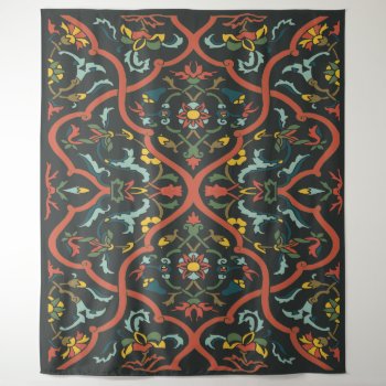 Hippie Bohemian India Print Pattern Tapestry by Sideview at Zazzle