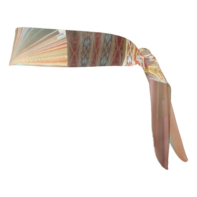 Hippie Boho Autumn Colors Tie Headband (Rotate 90)