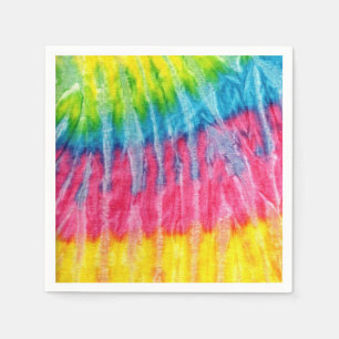 Hippie Boho Tie-Dye Paper Napkins