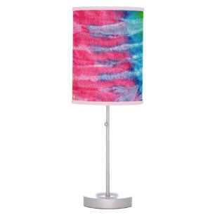 Hippie Boho Tie-Dye Table Lamp