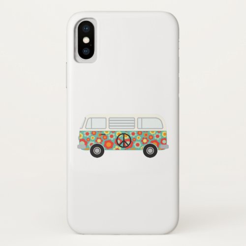 Hippie Bus iPhone X Case