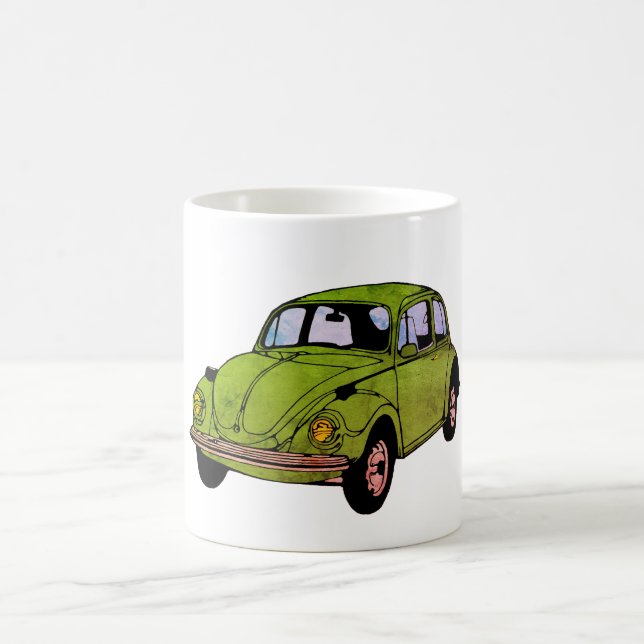 Hippie Car Drawing Mug (Center)