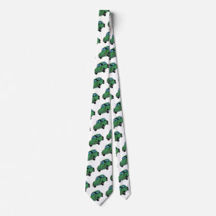Hippie Car Drawing Tie