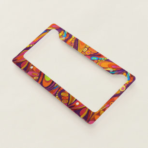 HIPPIE CHIC 3 LICENSE PLATE FRAME
