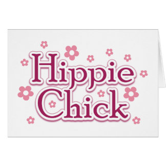 Hippie Chick Cards