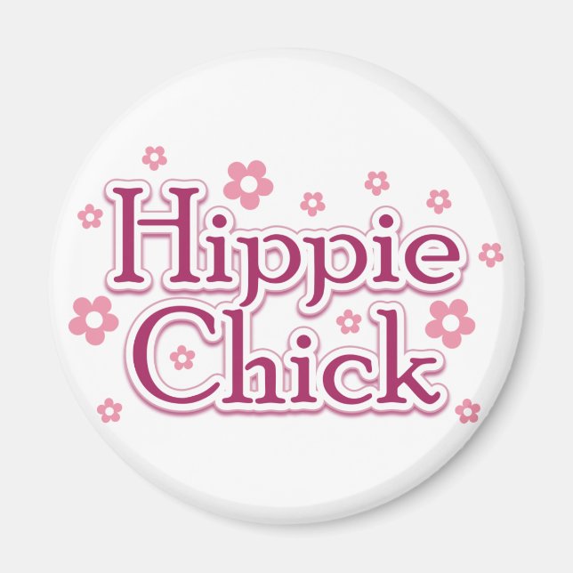 Hippie Chick Magnet (Front)