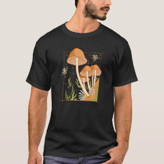 Hippie Clothes For Women Men 70's Mushroom Garden T-Shirt