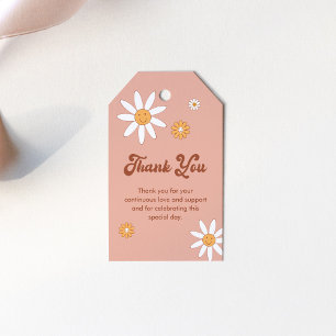 HIPPIE DAZE Baby Shower, Birthday Favor Tag