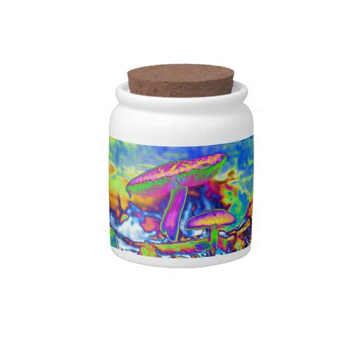 Hippie Dippie Trippy Shrooms Cookie Jar
