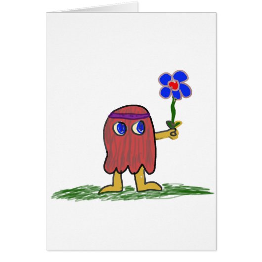 Hippie Dippy Flower Cards (Front)