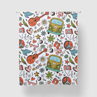 Hippie Doodle Curtain