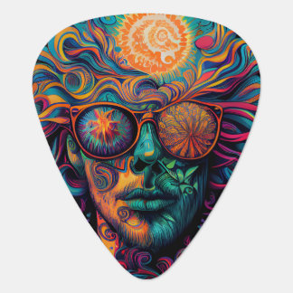 Hippie Dude Guitar Pick