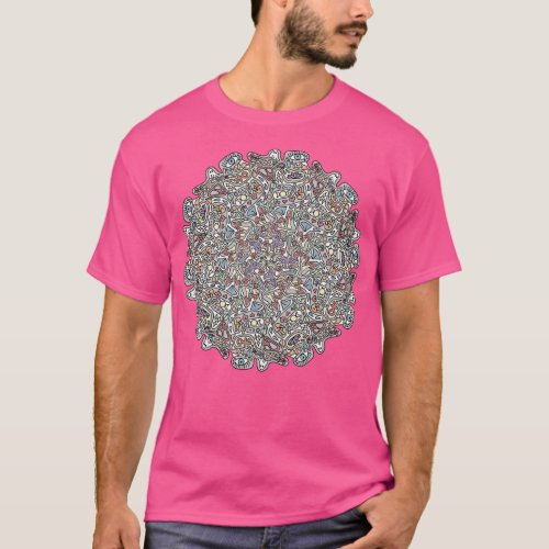 Hippie Feminist Mandala T_Shirt