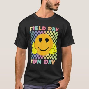 Hippie Field Day Fun Day For Teacher Kids Field Da T-Shirt
