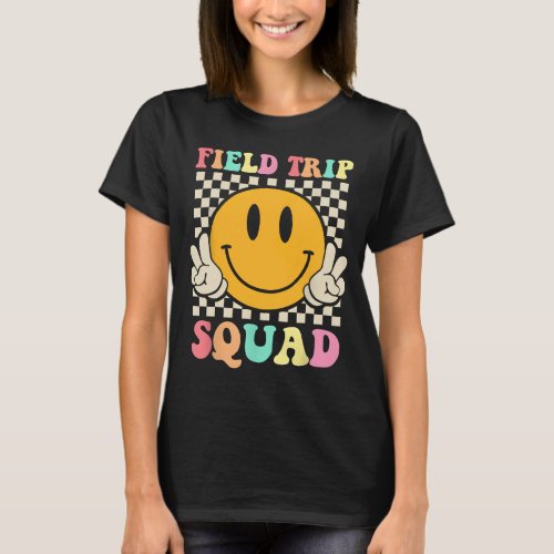 Hippie Field Trip Squad For Teacher Kids Field Day T_Shirt