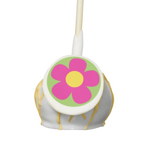 Hippie Flower Kids Birthday Party Cake Pops