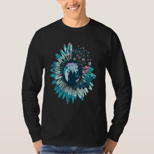 Hippie Flower Peace Love Happy Soul 5 T-Shirt