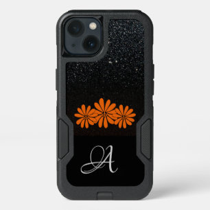 Hippie Flower Power Peace Sign Orange iPhone 13 Case