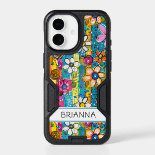 Hippie Flower Power Personalized iPhone 17 Case