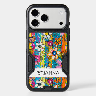 Hippie Flower Power Personalized iPhone 17 Pro Max Case