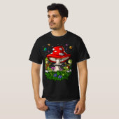 Hippie Frogs Mushrooms Forest Psychedelic Nature F T-Shirt (Front Full)